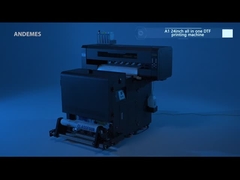 400 KG Capacidad Andemes A1 DTF Impresora de 24 pulgadas 60 cm 2 cabeza I3200 XP600 máquina de impresión