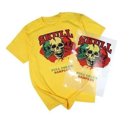 Hojas de transferencia de calor de PET A3 Impresora digital de inyección de tinta DTF de película de PET Vinilo para ropa