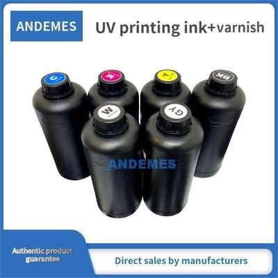 XP600 I3200 1600 Impresora de cabeza de impresión con CMYKW V UV Tinta 1000ml Desvanecer y barnizar