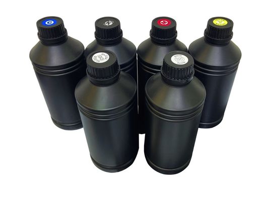 Tinta UV para impresoras Epson Impresoras UV de 500 ml/1000 ml Tecnología de impresión de cristal