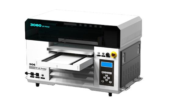 3060 Impresora UV Impresora de piso plano A3 para la impresión de rollo a rollo en botellas y pegatinas