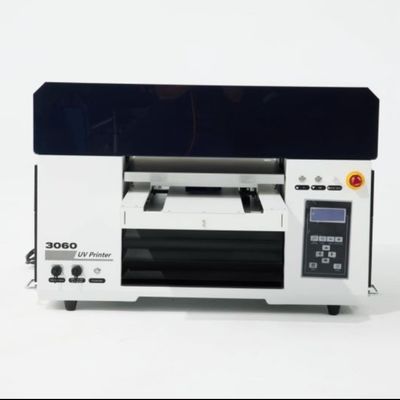3060 Impresora UV Impresora de piso plano A3 para la impresión de rollo a rollo en botellas y pegatinas
