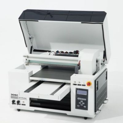 3060 Impresora UV Impresora de piso plano A3 para la impresión de rollo a rollo en botellas y pegatinas