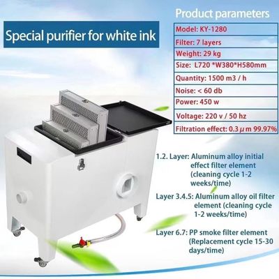 Impresora de prendas de vestir limpiador de humo 110V 220V Dtf Impresora para L720*W380*H580mm filtro de humo