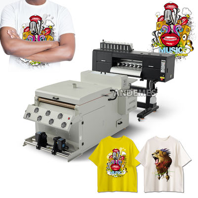 Impresora DTF digital I3200 de 2400 dpi 4 cabeza con agitación de cinta transportadora y placa base Hoson