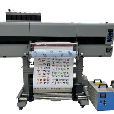 Impresora DTF UV de rollo a rollo con cabezales de impresión EPS 3 i3200 y laminador para impresión