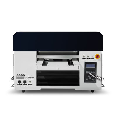 Impresora de tejidos 6 colores A3 Tamaño Impresora UV led UV de banco plano Impresora de rollos a rollos Impresora 3060 UV dtf con barniz