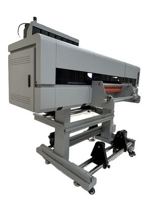 Impresión de etiquetas de cristal Dtf hecha simple con una impresora de película UV PET de 24 "todo en 1
