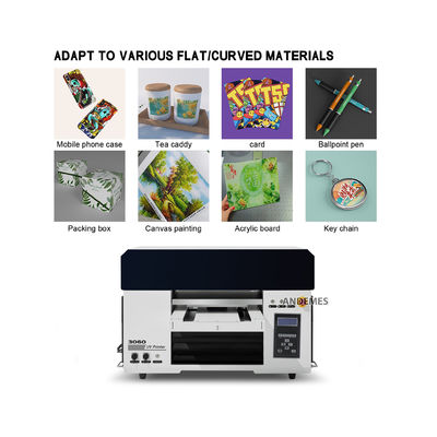 Impresora UV A3 3060 para impresión multicolor