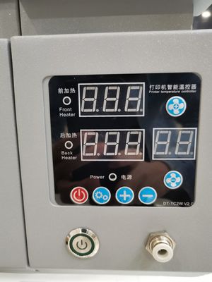 Impresora de pegatinas DTF con cabeza de impresión I3200 y laminador de película AB