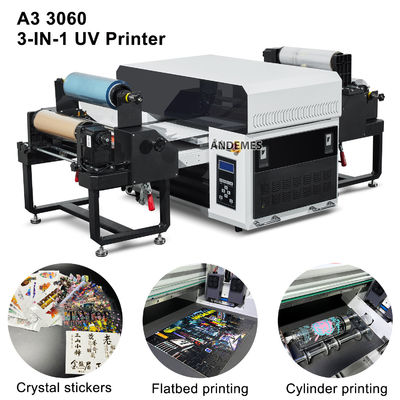 Máquina de impresión digital UV directa versátil de rollo a rollo Xp600 Función de barniz de la cabeza de impresión
