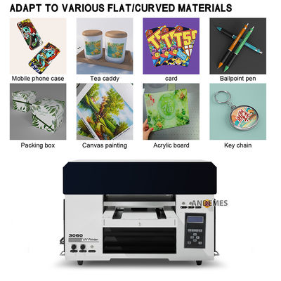 Máquina de impresión digital UV directa versátil de rollo a rollo Xp600 Función de barniz de la cabeza de impresión
