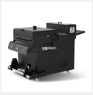 Impresora DTF multicolor de 60 cm con horno de secador de agitación y cabeza de impresión doble I3200