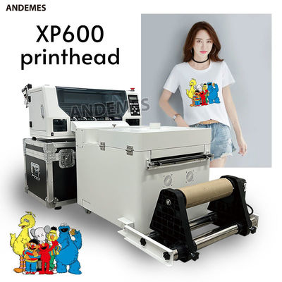 Personaliza camisetas con Andemes Escritorio Impresora DTF de 13 pulgadas Dos cabezas XP600 CMYK W Tinta