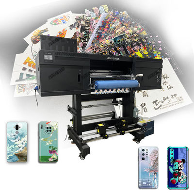 CMYKWWWW Color de tinta 130 KG Impresora UV Máquinas de publicidad y marca de alta capacidad