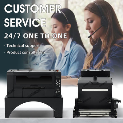 Impresora DTF con soporte OEM A2 de transferencia de calor T-shirt de escritorio Impresora DTF con tinta de pigmento