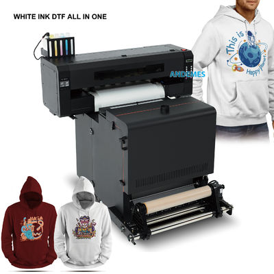 Tinta CMYKW de 24 pulgadas Impresora DTF Epson I3200 Dtf con doble cabeza 60 cm Dimensión de impresión