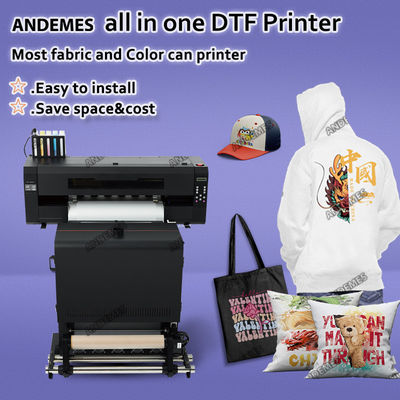Impresora de inyección de tinta multicolor Impresora DTF de 24 pulgadas Impresora I3200 de película de PET Sublimación de polvo