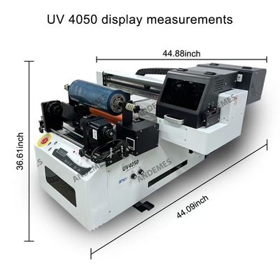 CMYKW V Impresora de tinta de color A3 3060 DTF UV para la impresión de pegatinas de rollo a rollo y de piso plano