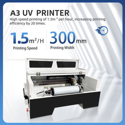 Nueva máquina de impresión de impresoras UV A3 Impresión mejorada totalmente automática