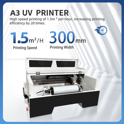 Máquina de impresión con impresora UV DtfDx7 Impresión A3