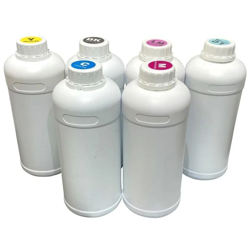 Tinta DTF Impresión de botella de 1000 ml Color brillante para tinta de pigmento a base de agua en textiles