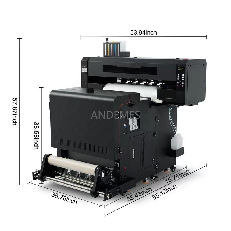 Impresora DTF de 24 pulgadas con doble cabeza I3200 y color de tinta CMYKWWWW