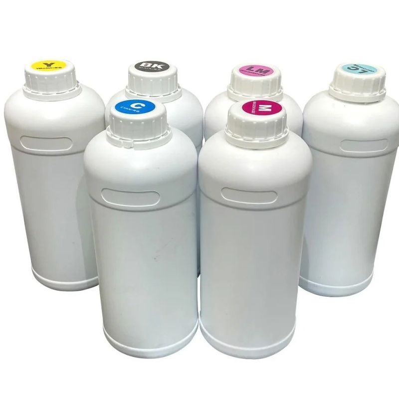 Tipo de tinta Tinta de pigmento a base de agua 1000ml DTF Impresión textil Tinta blanca para impresora XP600