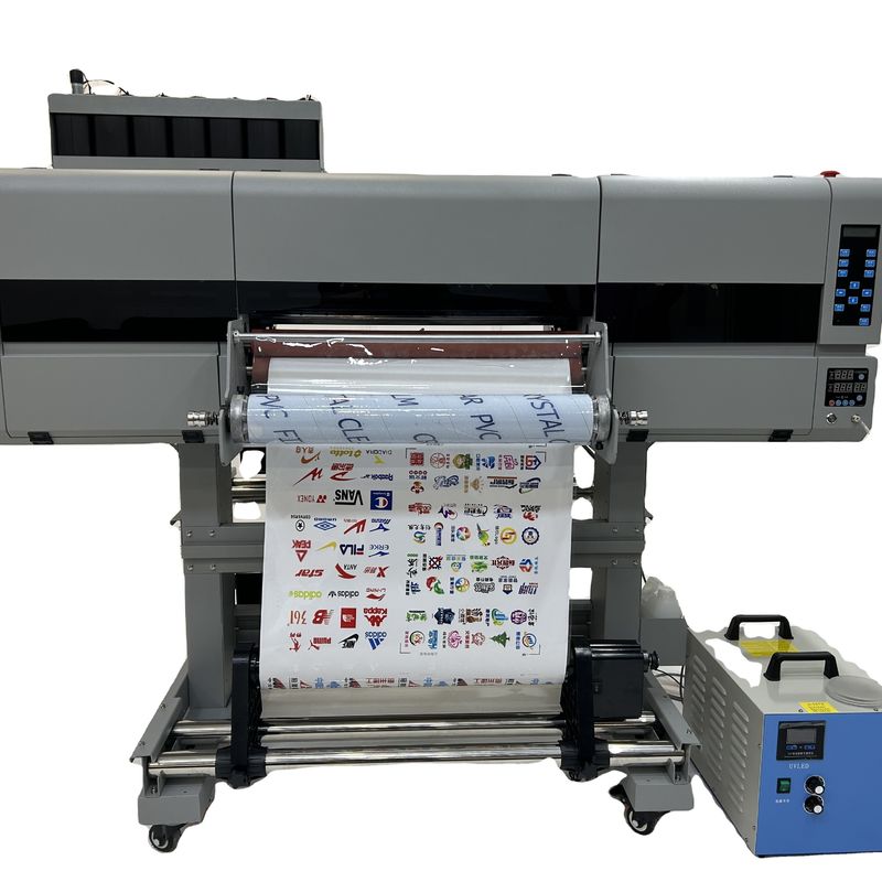 Impresora DTF UV multicolor Andemes 6090 de rodillo a rodillo con laminador para madera de taza de vidrio