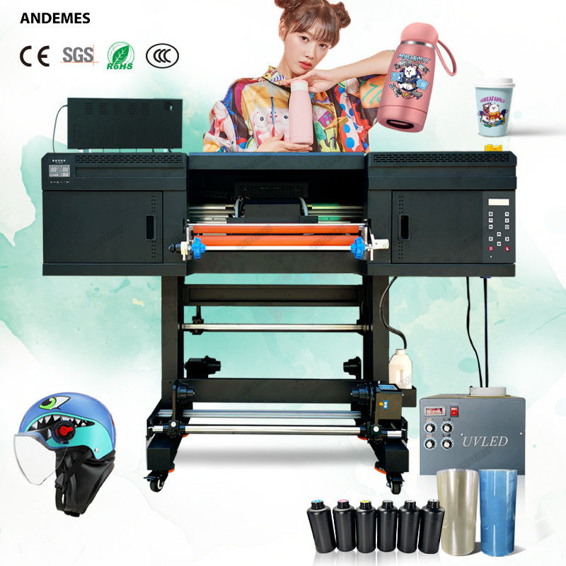 CMYKWWWW Color de tinta 130 KG Impresora UV Máquinas de publicidad y marca de alta capacidad