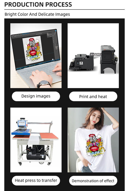 Impresora DTF A3 con compatibilidad con Windows 7/8/10 para transferencia de calor multifuncional y tamaño de impresión A3