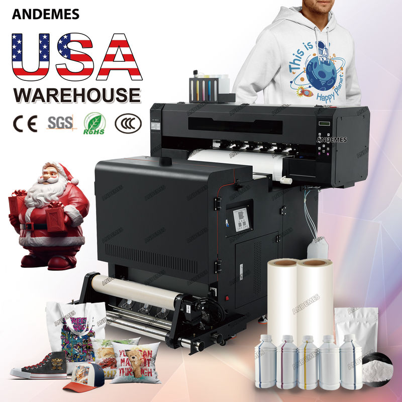 Impresora DTF de doble cabeza de 60 cm con certificados CE/UKCA/ROHS y cabeza de impresión i3200