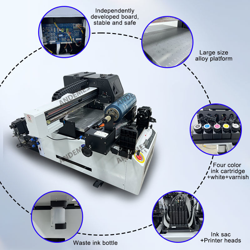 Imprimir en vidrio con una impresora UV utilizando Epson XP600*3 Print Head en color gris