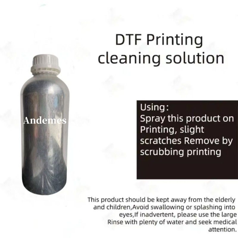 DTF Residuo de limpieza Spray Solución rápida y fácil para eliminar el pegamento de camisetas sombreros bolsas